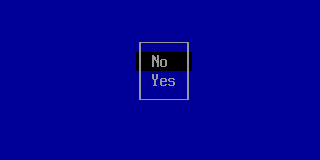 Enroll the key(s)? No, Yes